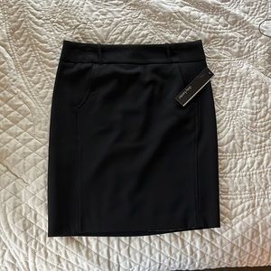 Daisy Feuntes Black Straight Skirt